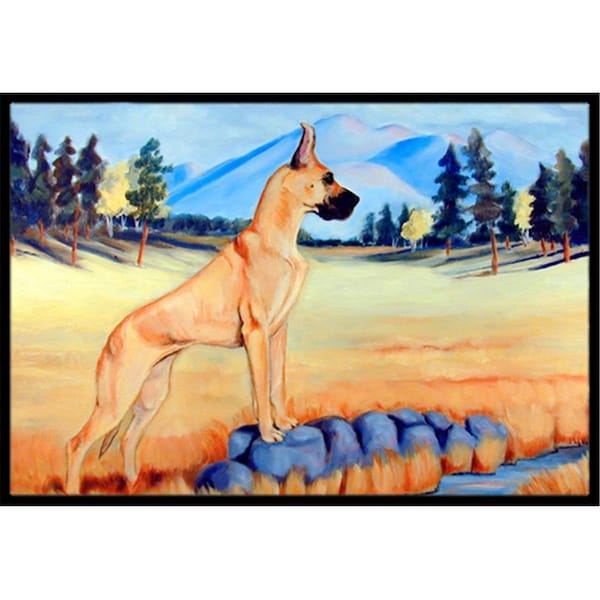 Carolines Treasures 24 x 36 in. Great Dane Indoor Or Outdoor Doormat 7504JMAT - main